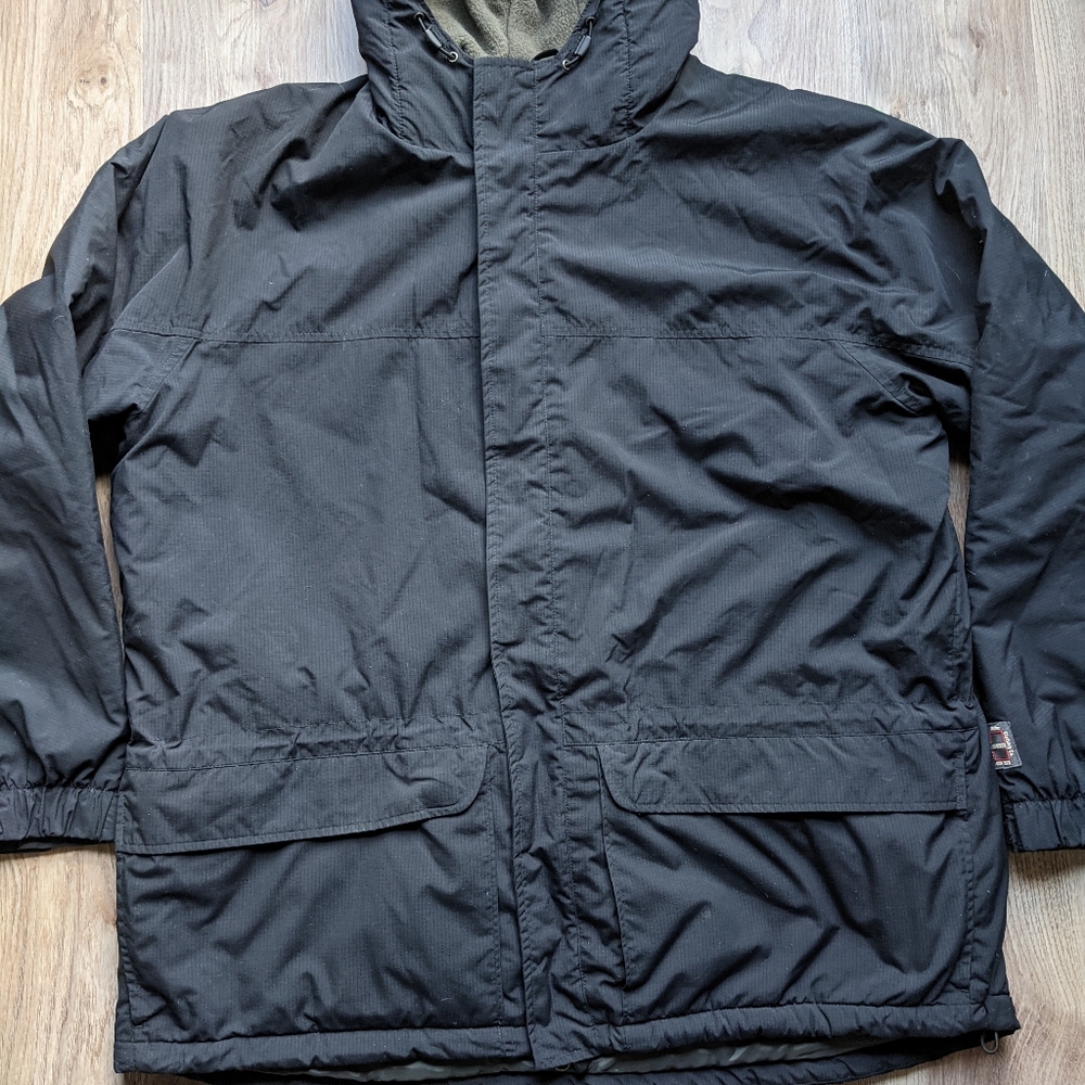 Woolrich Mens Jacket Coat Fleece Lined Parka